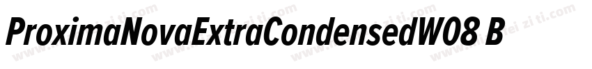 ProximaNovaExtraCondensedW08 Bd Reg字体转换